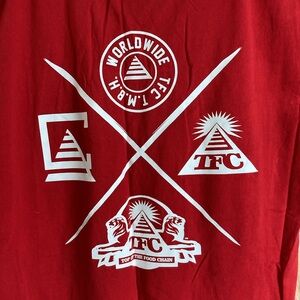 💵TFC Top of The Foodchain Red Tee Size 2XLarge